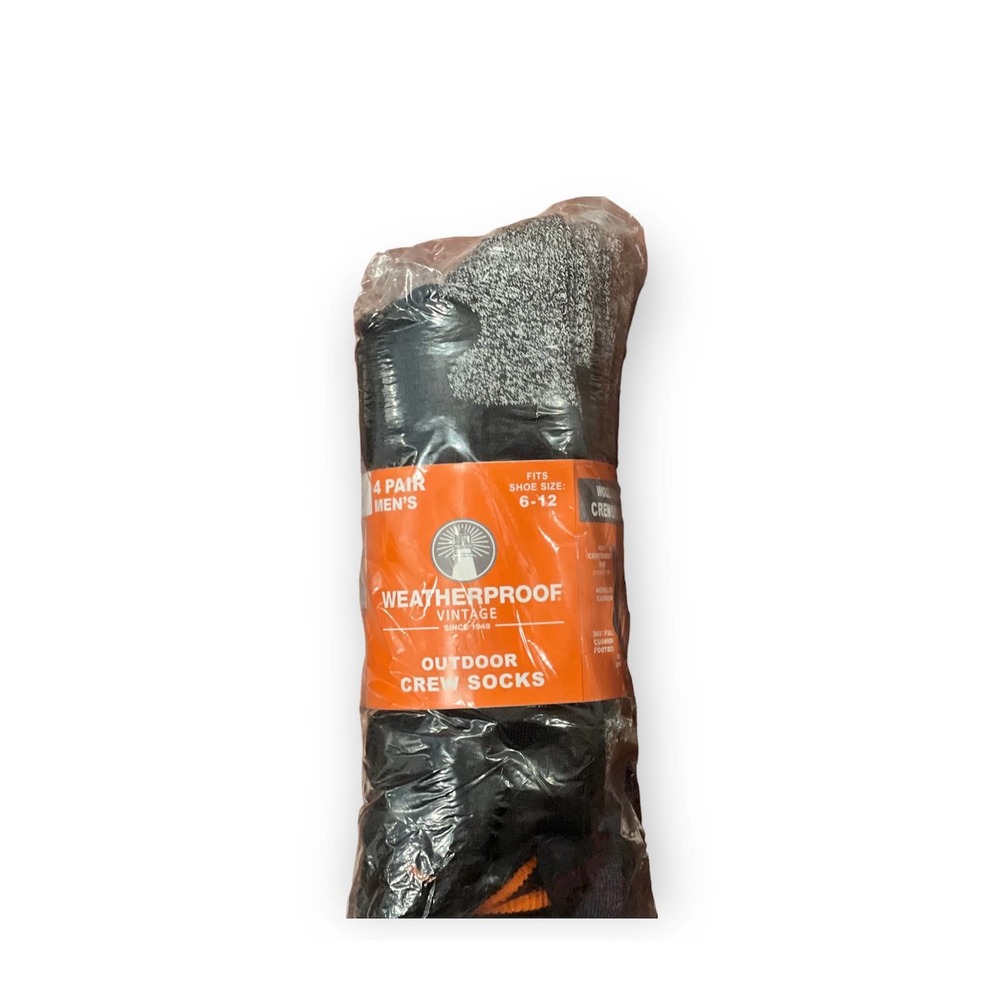 MEN’S WEATHERPROOF VINTAGE OUTDOOR CREW SOCKS
